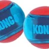 Kong Hondenspeelgoed Squeezz Action Bal Large Rood/blauw D 8 Cm 2 Stuks