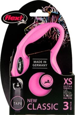 Flexi Hondenriem Rollijn Classic Tape XS Roze 3 M