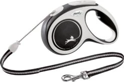 Flexi Rollijn New Comfort Koord M Zwart 5 M