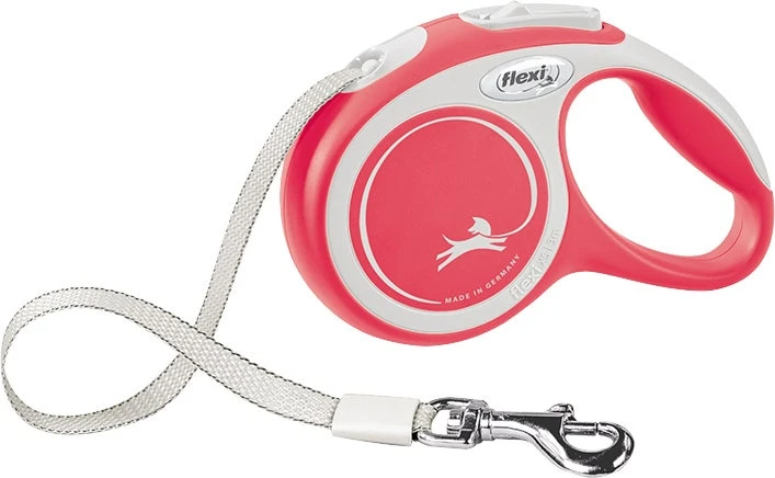 Flexi Hondenriem Rollijn New Comfort Tape XS Rood 3 M