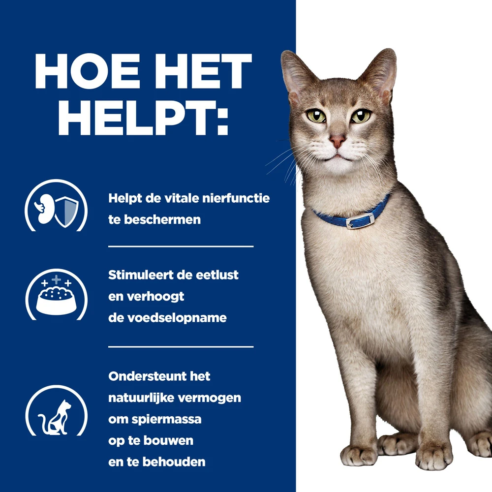 Hill's Prescription Diet K/d Kidney Care Kattenvoer Met Tonijn 1.5kg - Afbeelding 4