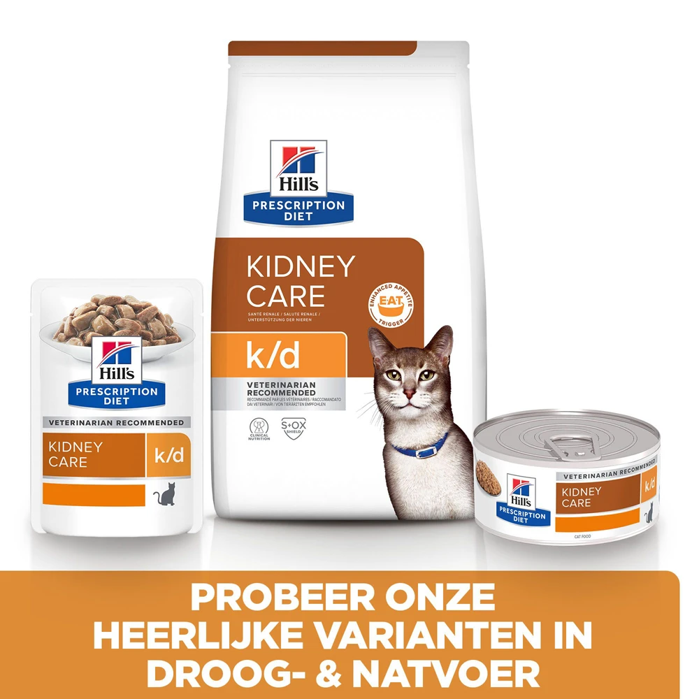 Hill's Prescription Diet K/d Kidney Care Kattenvoer Met Tonijn 1.5kg - Afbeelding 6
