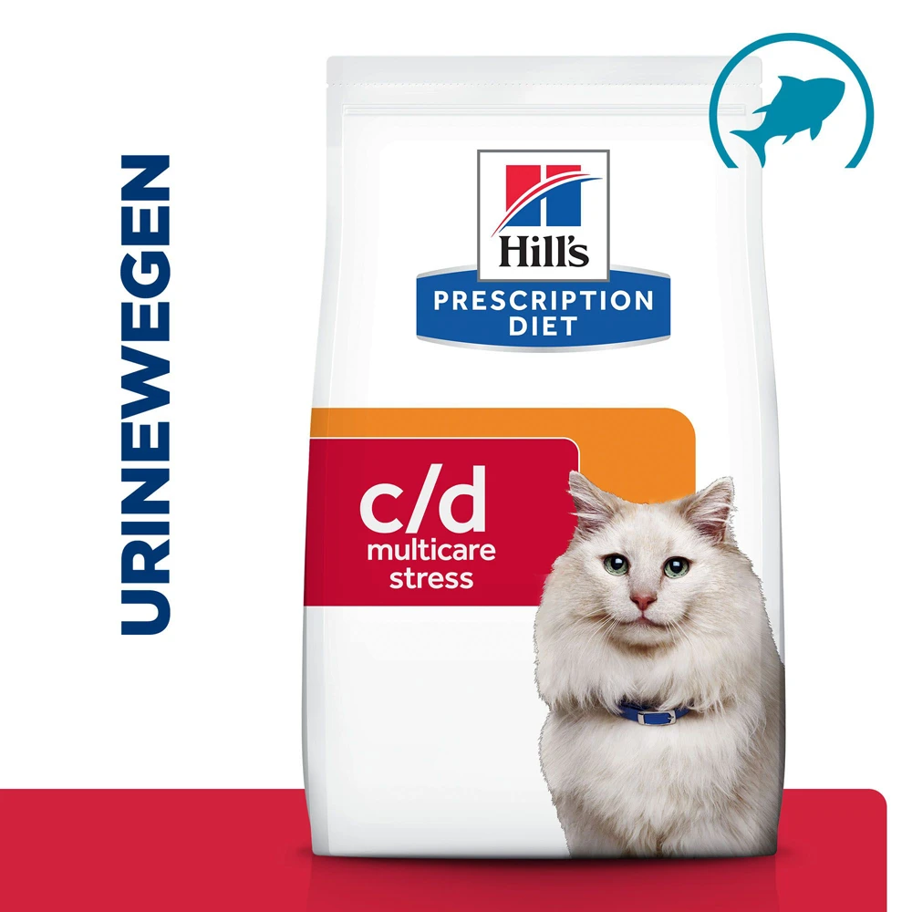 Hill's Prescription Diet C/d Multicare Stress Urinary Care Kattenvoer Met Zeevis 1.5kg - Afbeelding 5
