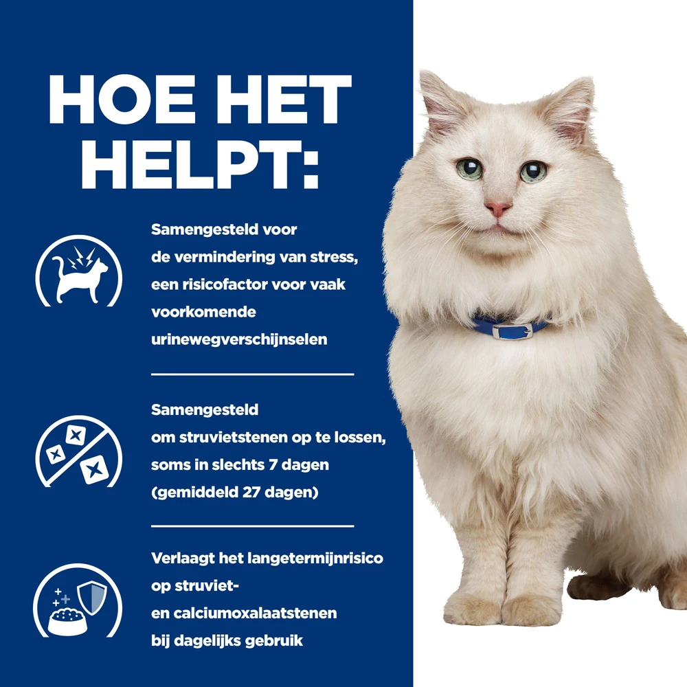 Hill's Prescription Diet C/d Multicare Stress Urinary Care Kattenvoer Met Zeevis 1.5kg - Afbeelding 7