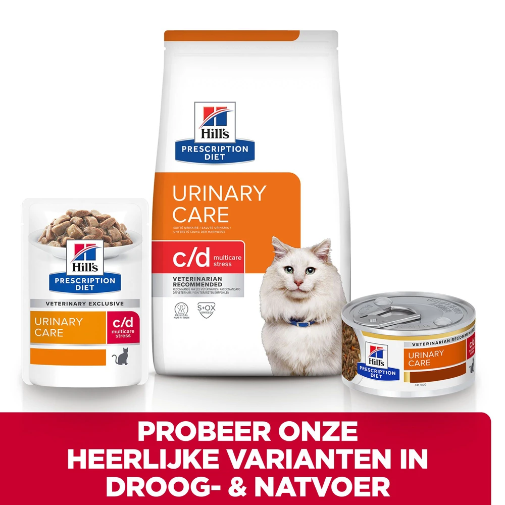 Hill's Prescription Diet C/d Multicare Stress Urinary Care Kattenvoer Met Zeevis 8kg - Afbeelding 6