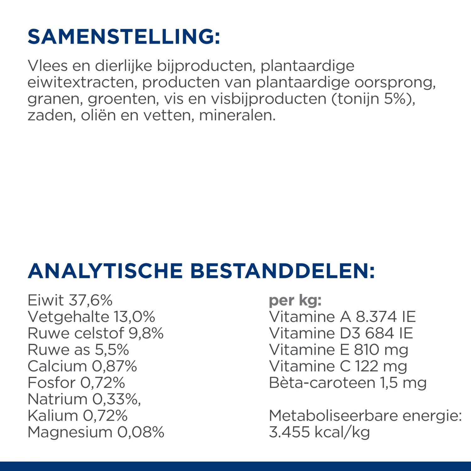 Hill's Prescription Diet Metabolic Tonijn Voor Kat 1,5kg - Afbeelding 8