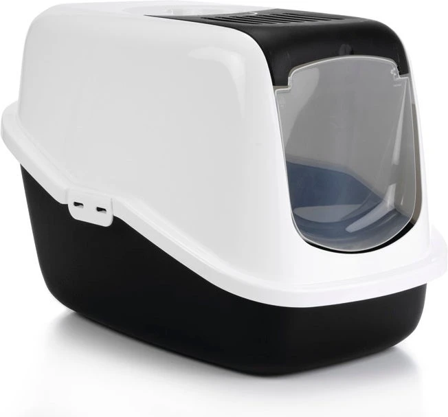 Savic Kattenbak Nestor Zwart / Wit 56 X 39 X 39 Cm