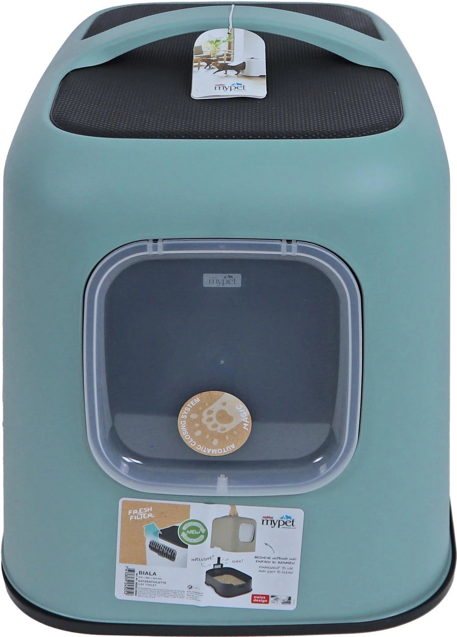 Rotho Kattenbak Biala Groen 51 X 39 X 44 Cm - Afbeelding 2