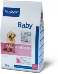 Virbac Veterinary Hpm Baby Large & Medium - Hondenvoer - 12kg