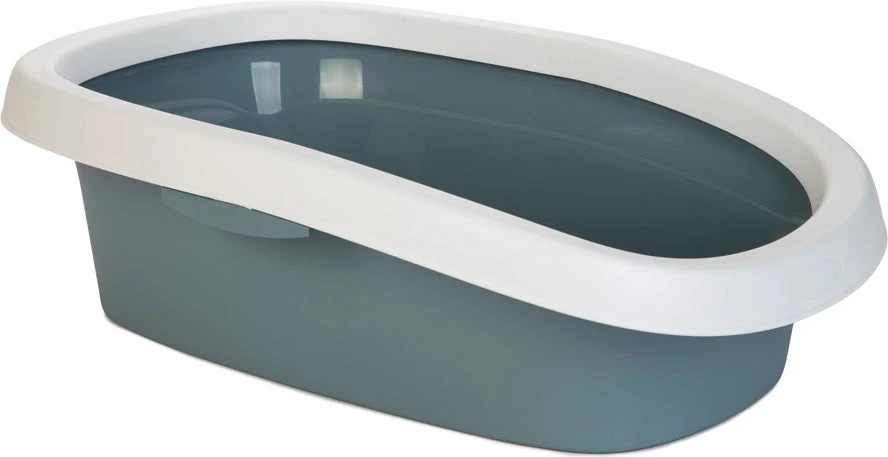 Stefanplast Kattenbak Sprint 20 Wit / Blauw 39 X 58 X 17 Cm