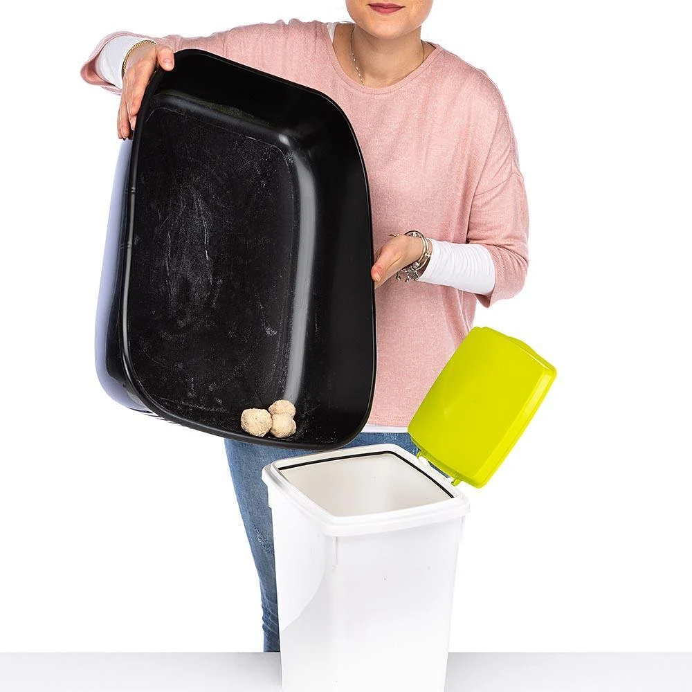 Ferplast Kattenbak Magix Rood 45,5 X 55,5 X 41 Cm - Afbeelding 5