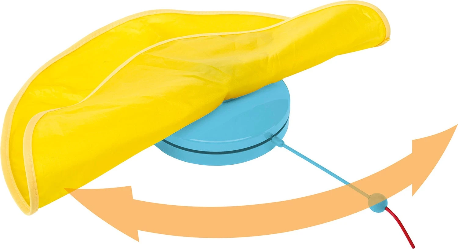 Ferplast Kattenspeelgoed Predator Geel D 61 H 8 Cm - Afbeelding 2