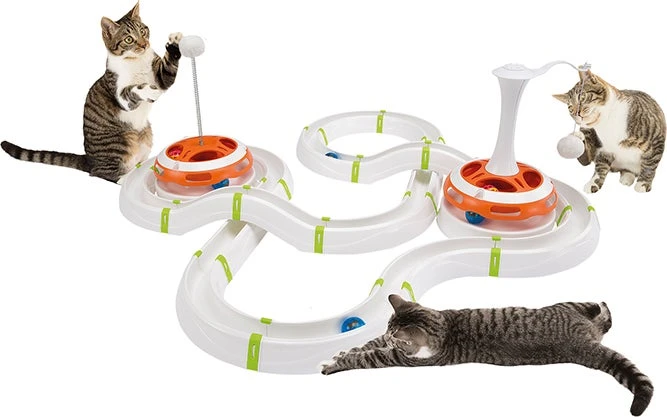 Ferplast Kattenspeelgoed Tornado Wit D 34 H 40 Cm - Afbeelding 4