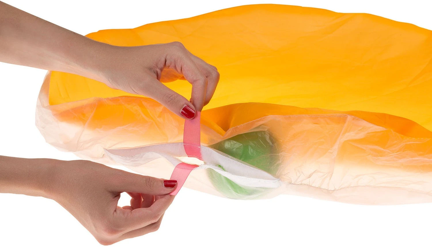 Ferplast Kattenspeelgoed Crazy Ball Oranje D 58 Cm - Afbeelding 2