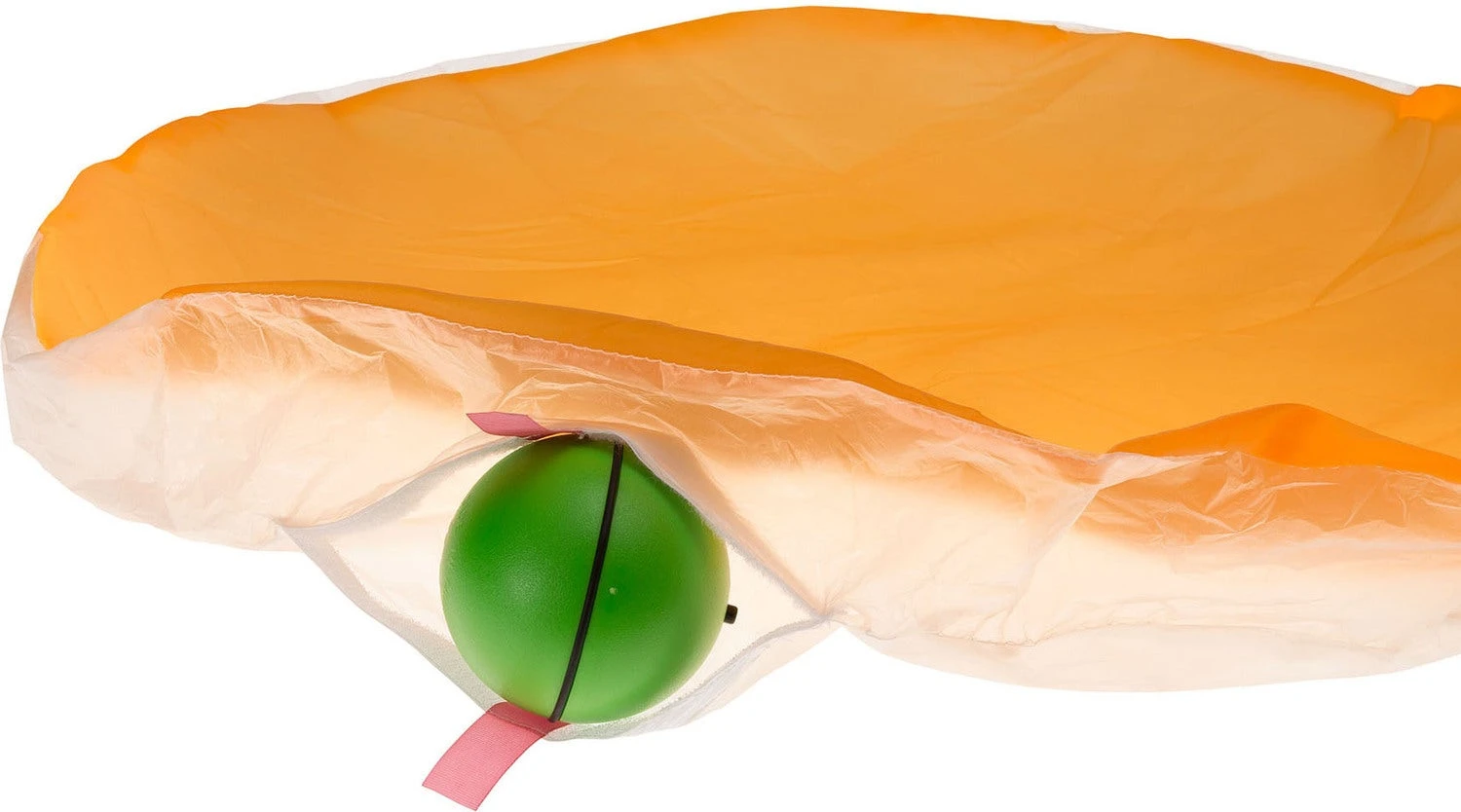 Ferplast Kattenspeelgoed Crazy Ball Oranje D 58 Cm - Afbeelding 3