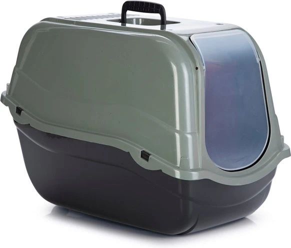 Beeztees Kattenbak Romeo Eco Groen / Zwart 57 X 39 X 41 Cm