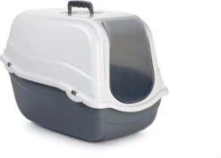 Beeztees Kattenbak Romeo Grijs / Wit 54 X 33 X 42 Cm