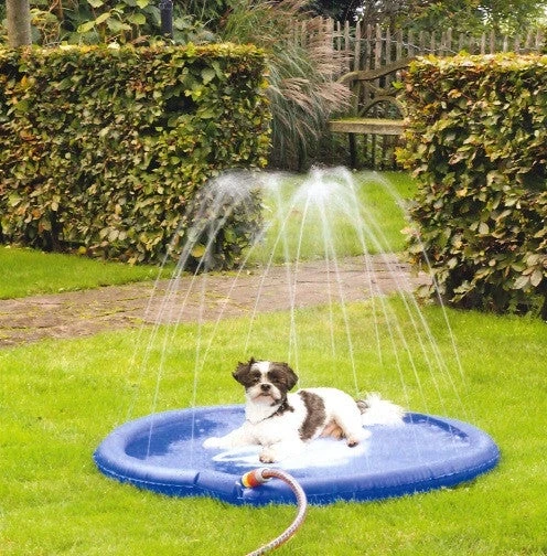 Beeztees Sprinklermat Stay Cool Blauw D 100 H 5 Cm - Afbeelding 2