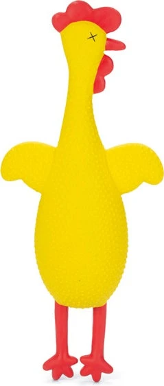 Beeztees Hondenspeelgoed Avesta Kip Geel 10 X 19 X 45 Cm