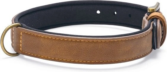 Beeztees Hondenhalsband Balacron Ax Bruin 38-48 X 2,5 Cm - Afbeelding 2