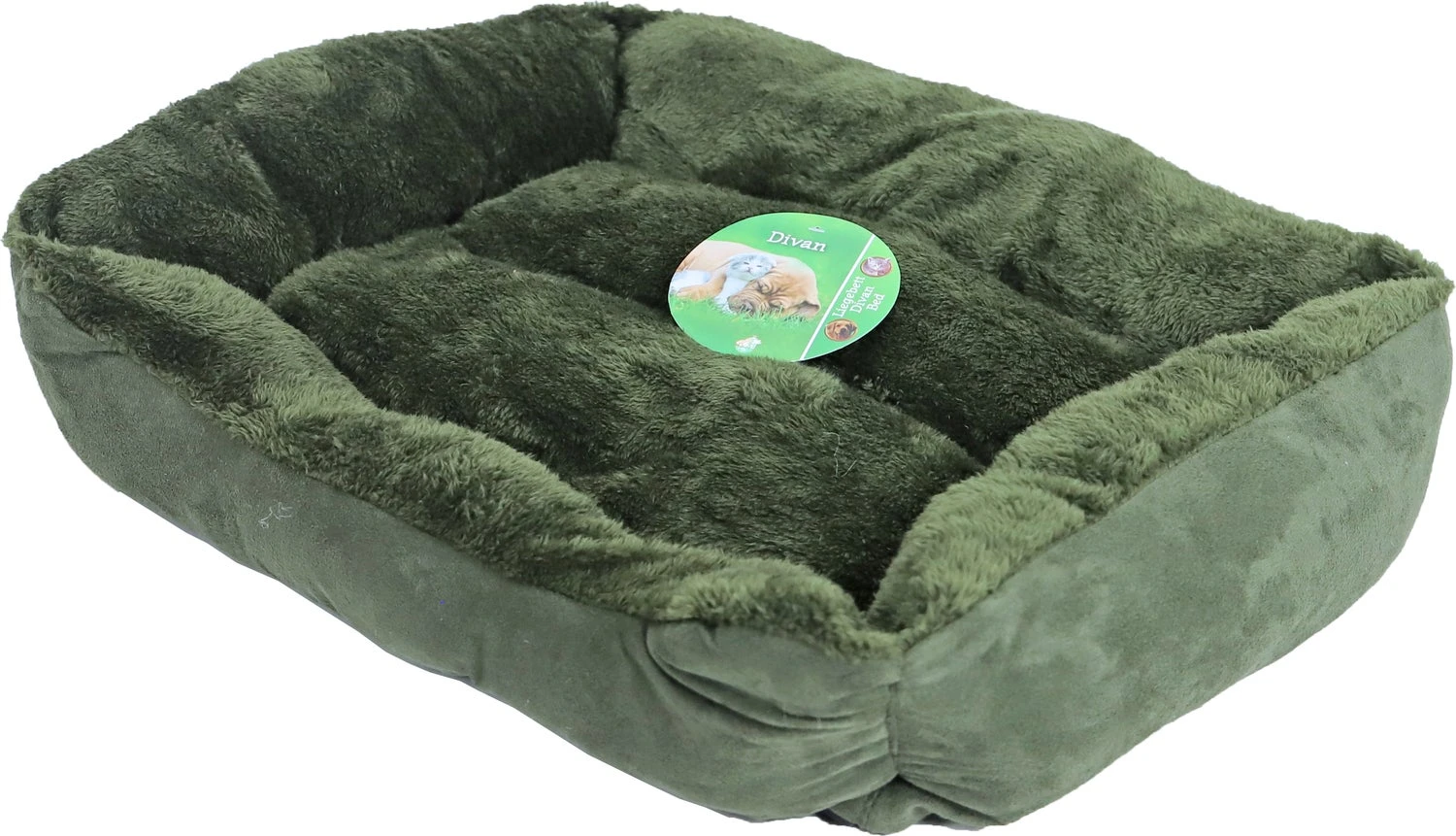 Boon Honden- En Kattenmand Divan Groen 50 X 40 X 15 Cm - Afbeelding 3