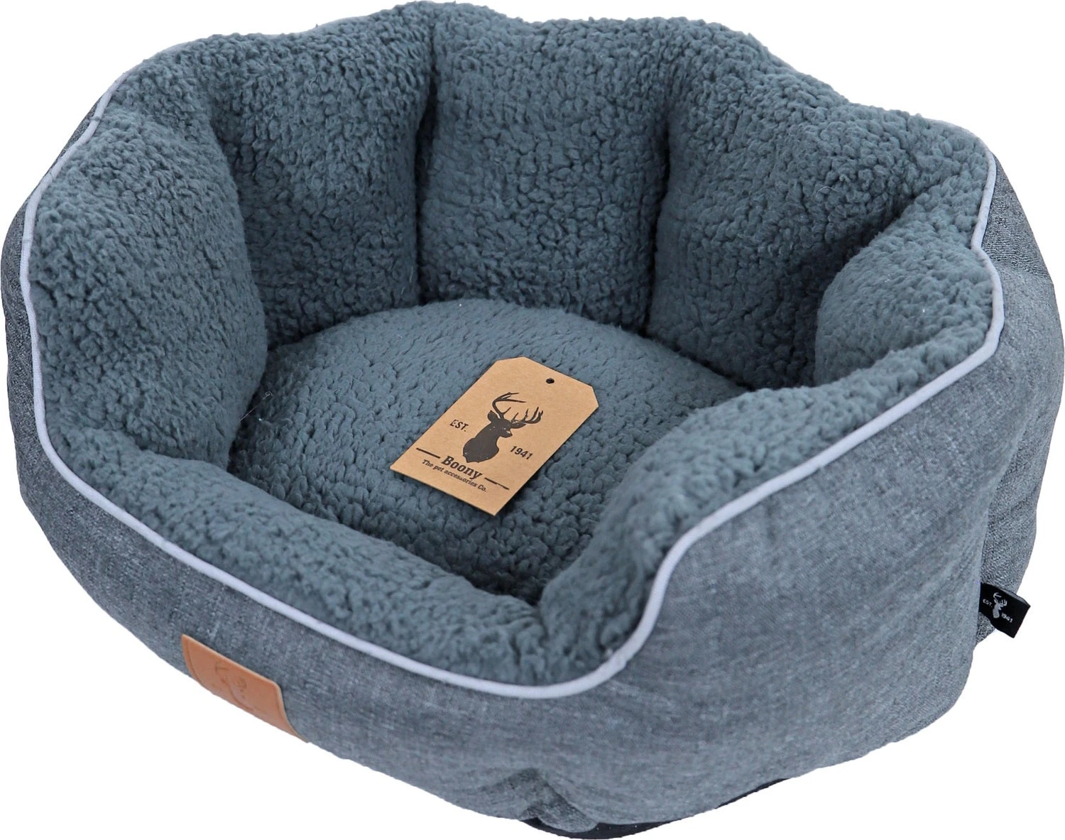 Boony Est 1941 Hondenmand Highland Grijs 50 X 40 X 17 Cm