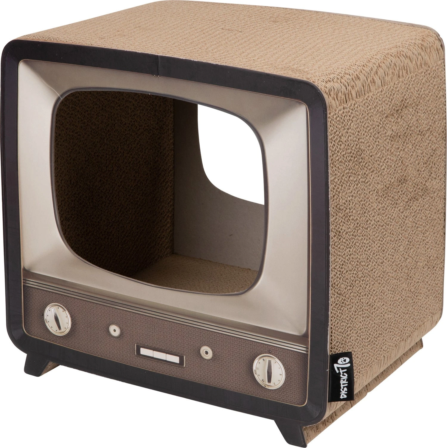 District 70 Krabkarton Telly Tv 39 X 27 X 37 Cm - Afbeelding 2