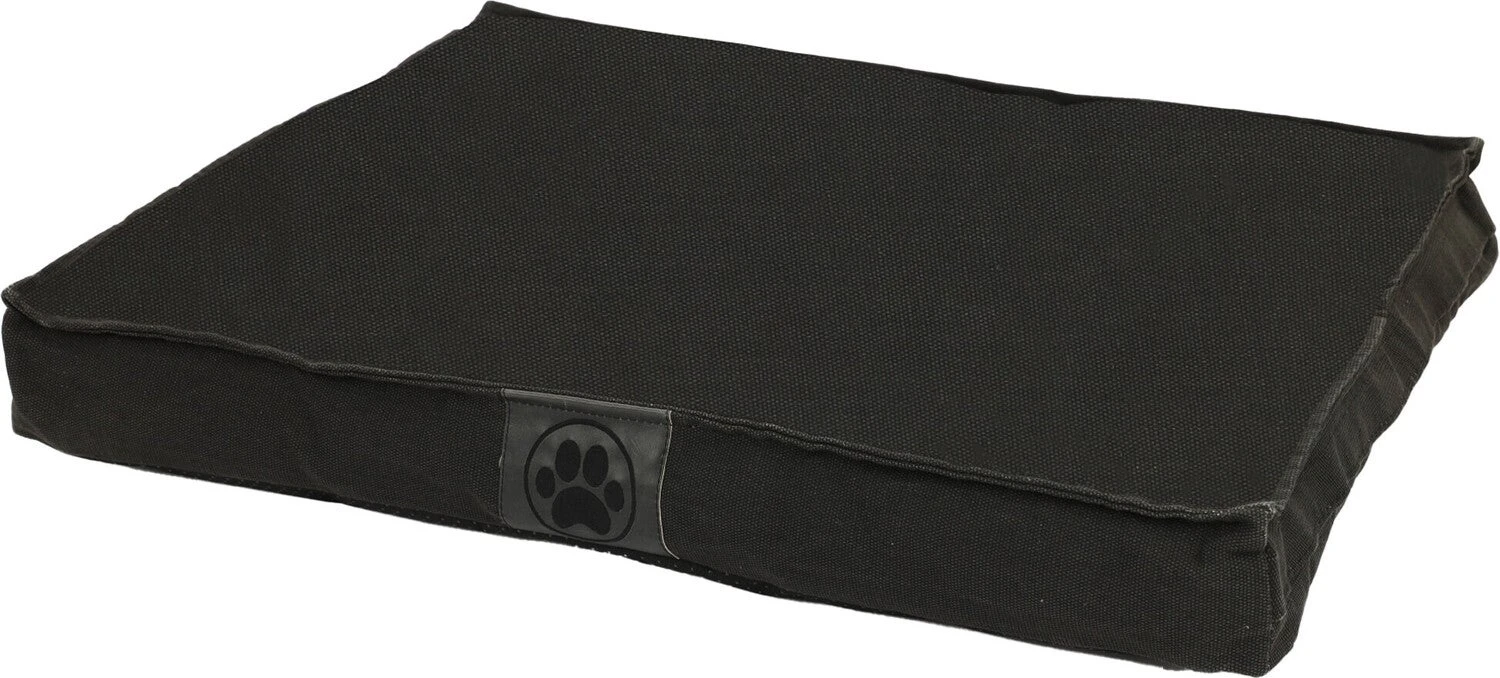 Overseas Petlife Hondenkussen Canvas Zwart 110 X 70 X 10 Cm