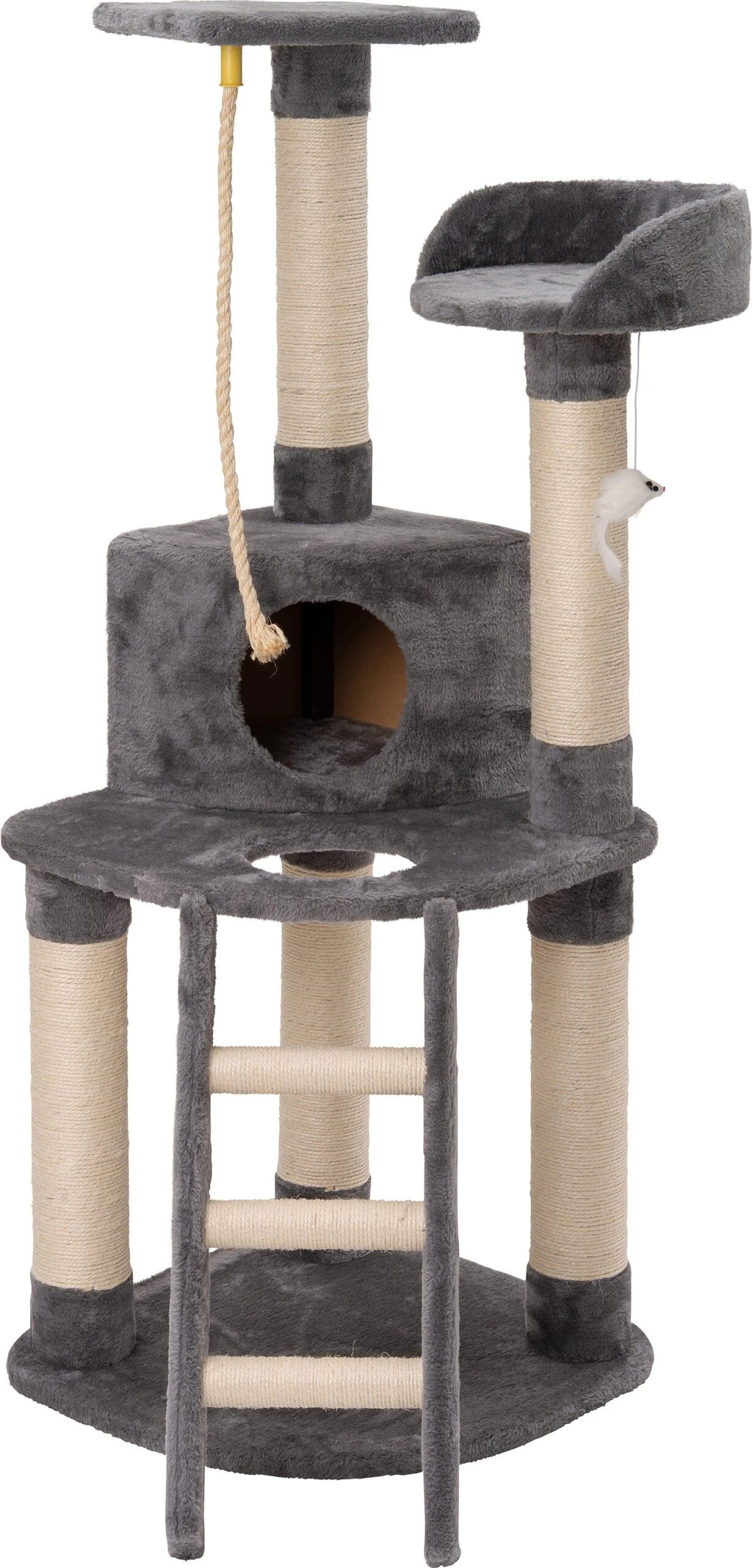 Intratuin Krabpaal Evi Grijs 49 X 49 X 131 Cm - Afbeelding 2