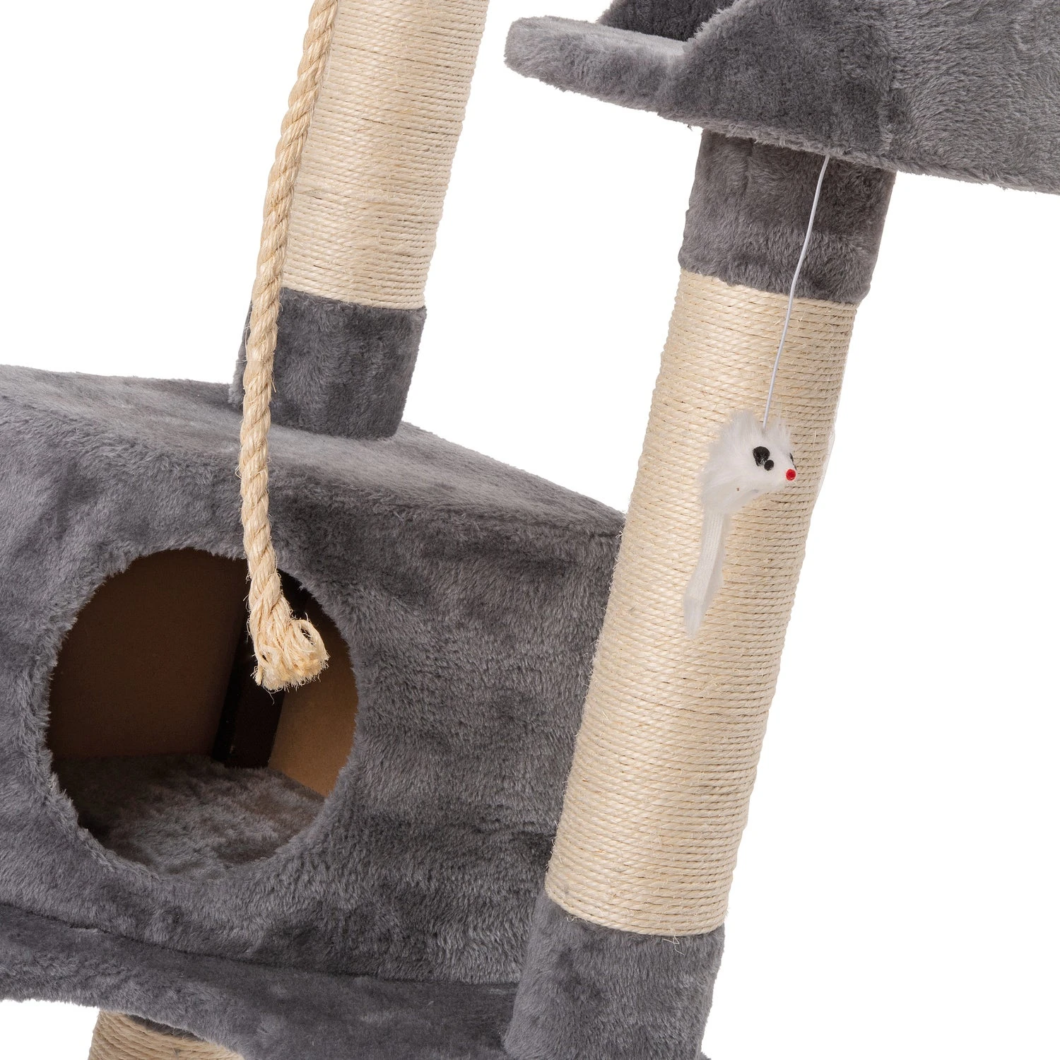 Intratuin Krabpaal Evi Grijs 49 X 49 X 131 Cm - Afbeelding 3