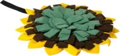Intratuin Hondenspeelgoed Snuffelmat Zonnebloem D 35 H 6 Cm