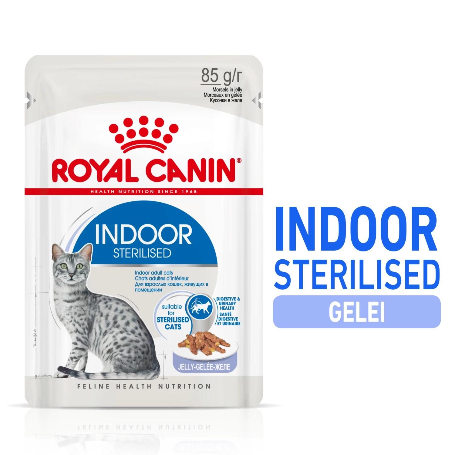 Royal Canin Indoor Sterilised In Jelly Kattenvoer 12x85g - Afbeelding 2