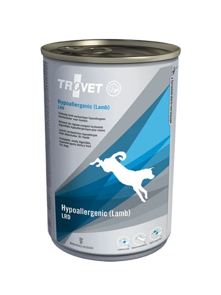 Trovet Lrd Hypoallergenic - Hondenvoer In Blik Met Lam - 6x 400g