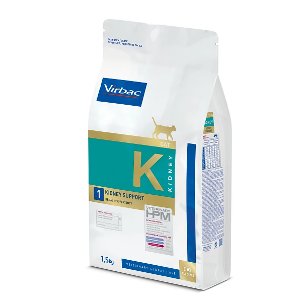 Virbac HPM Kidney Support K1 - Kattenvoer - 1,5kg - Afbeelding 2